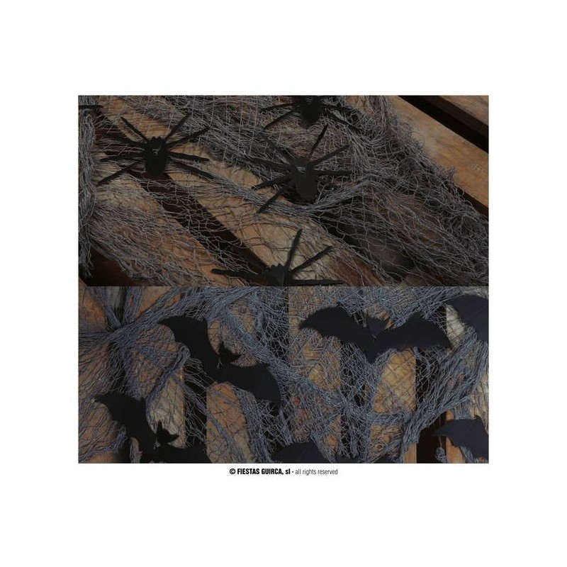 TESSUTI ASSORTITI PIPISTRELLI/RAGNI 75x30cm