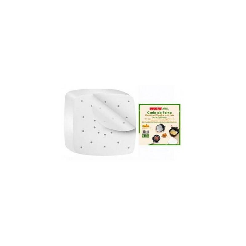 CARTA FORNO PER FRIGGITRICE AD ARIA 22x22cm 100pz