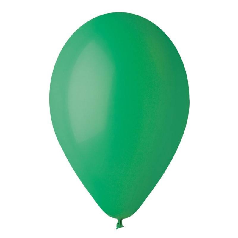 PALLONCINI LATTICE MEDIUM 10 26cm 100pz VERDE SCURO