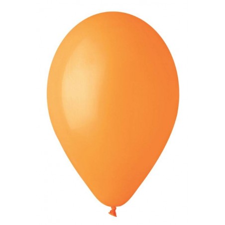 PALLONCINI LATTICE MEDIUM 10 26cm 100PZ ARANCIONE