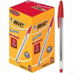 BIRO BIC 50PZ ROSSO
