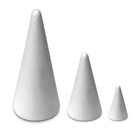 CONO POLISTIROLO ESPANSO H.25x10cm CWR