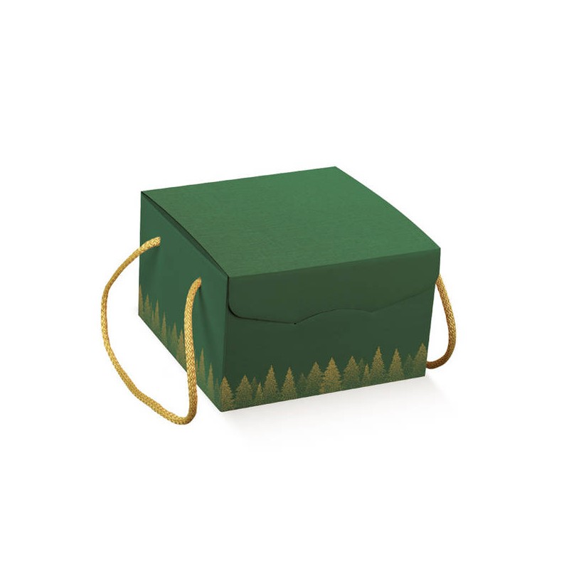 SCATOLA SEGRETO C/COR 24,5x24,5x18 GREEN FOREST