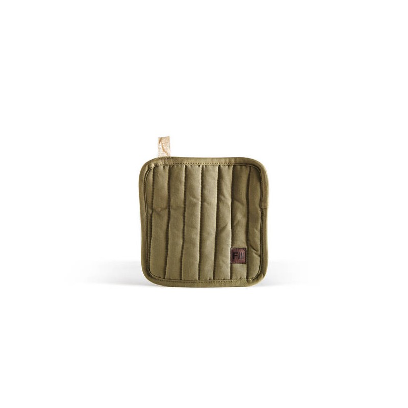 PRESINA IN COTONE ANTIBES 18x18cm OLIVA