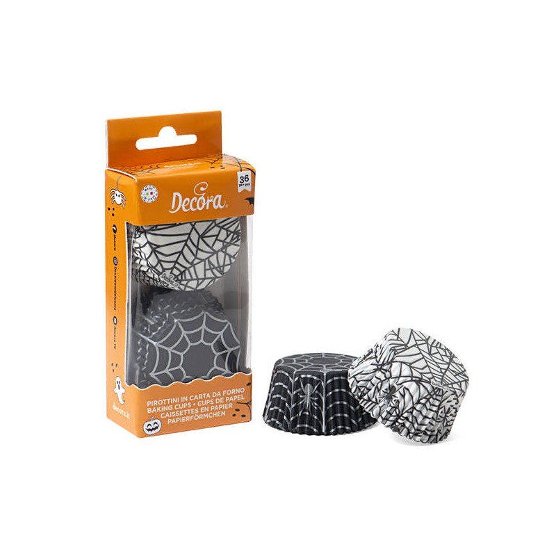 PIROTTINI HALLOWEEN SPIDER mm50x32 36pz DECORA