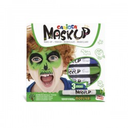 MASK-UP CARIOCA MONSTERS SET 3pz