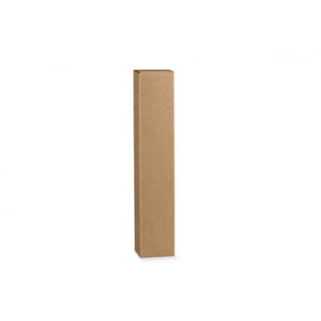 SCATOLA LIQUORE 1 BOTTIGLIA 7,5x7,5x40cm AVANA LISCIA