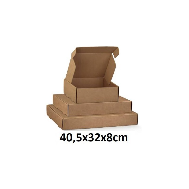 SCATOLA FAST 40,5x32x8cm AVANA LISCIA
