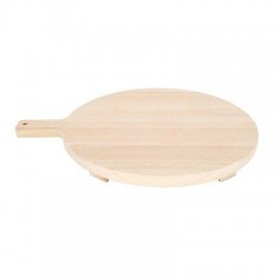 TAGLIERE TONDO IN LEGNO C/MANICO ø34cm CASL2729