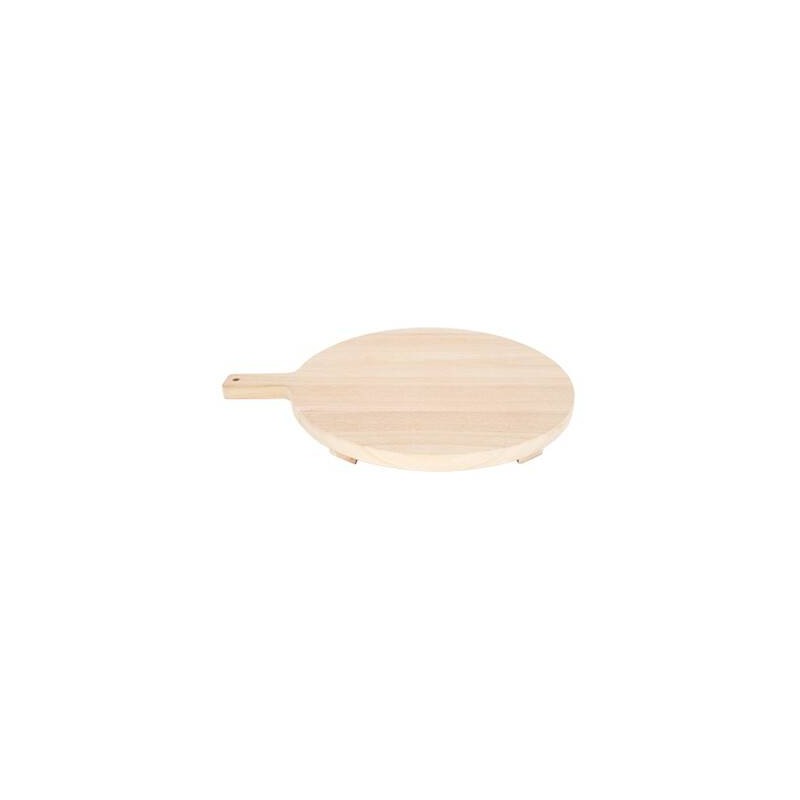 TAGLIERE TONDO IN LEGNO C/MANICO ø34cm CASL2729