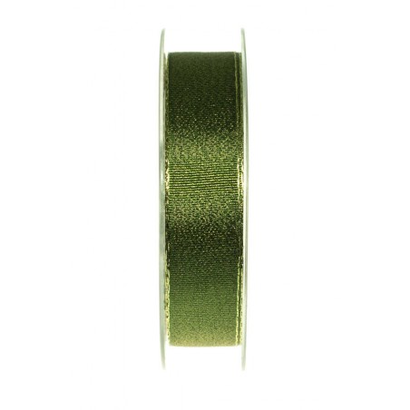 NASTRO WIEN BORDO ORO mm22x20mt VERDE OLIVA