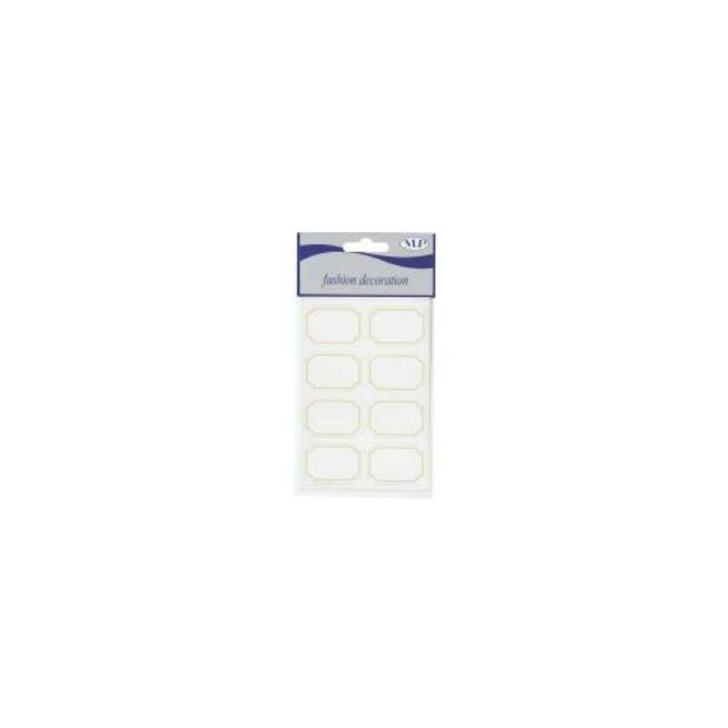 ETICHETTE ADESIVE WHITE 30x45mm 48pz