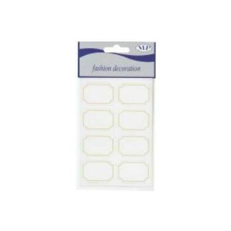ETICHETTE ADESIVE WHITE 30x45mm 48pz