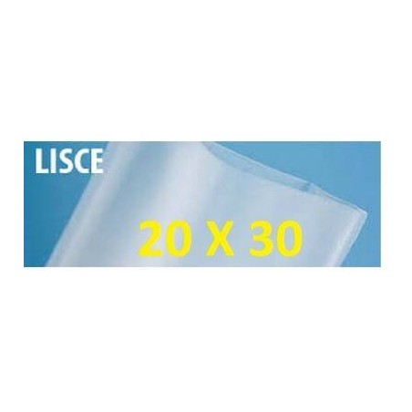 BUSTE SOTTOVUOTO LISCE H7 MIS. 20x30cm 100pz