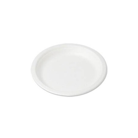 PIATTI PIANI DESSERT ø17,5cm POLPA DI CELLULOSA 50pz FADI+