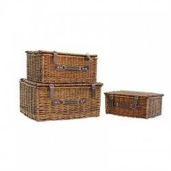 BAULE VALIGETTA C/MANICO MIS.3  37x27x16cm BROWN CEN02749