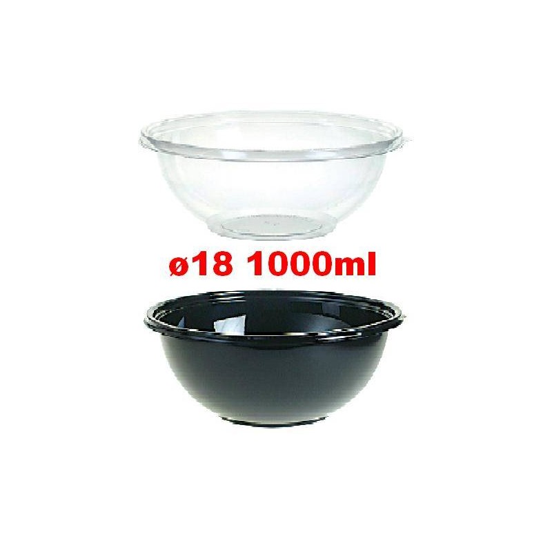 INSALATIERA PET TRASPARENTE DIAM.18  LT.1