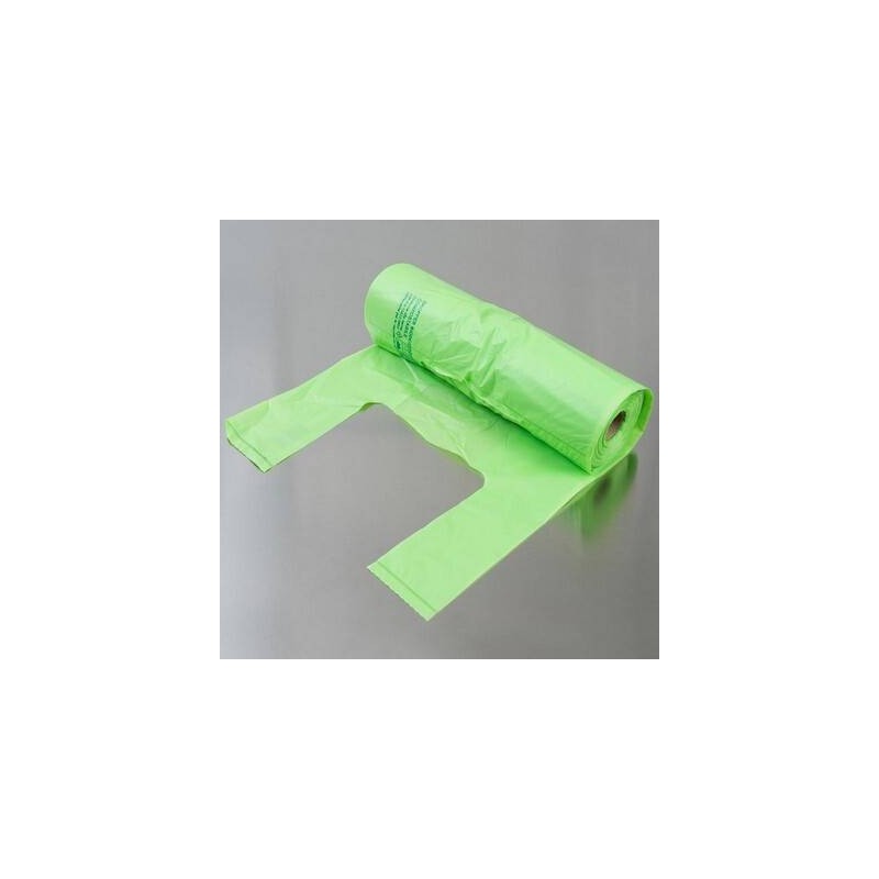 ROLLBAG BUSTE COMPOST ROTOLO C/MANIGLIE 22+12x45cm 1kg VERDINO (6gr 165pz circa)