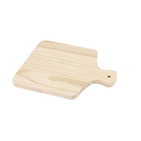 TAGLIERE IN LEGNO C/MANICO 28,5x24x1,5cm