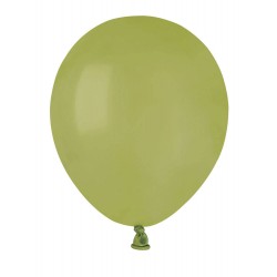PALLONCINI COLOR 5" 12cm VERDE OLIVA 100pz