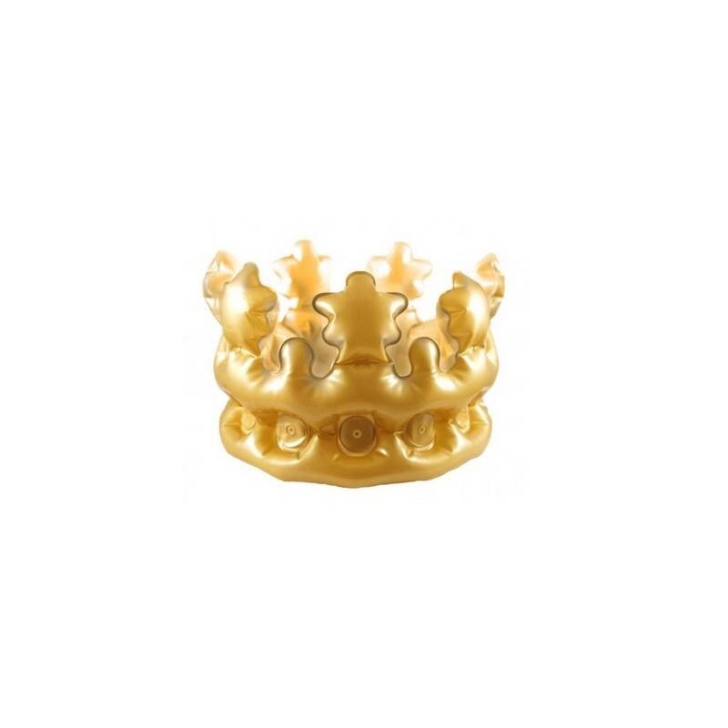 CORONA GONFIABILE ORO 33,5cm ADULTO