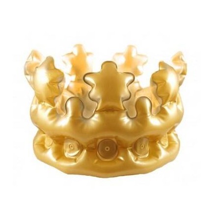 CORONA GONFIABILE ORO 33,5cm ADULTO