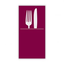 TOVAGLIOLI 40x40cm QUICK POCKET AIRLAID BORDEAUX 50pz FATO