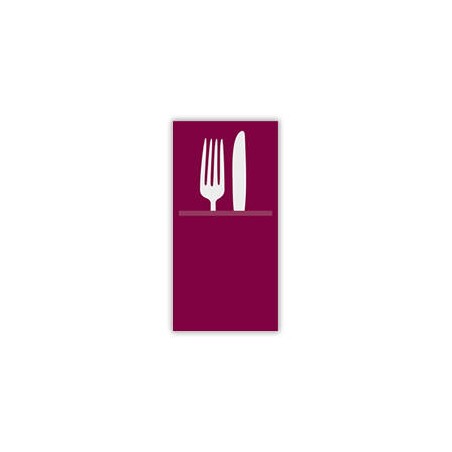 TOVAGLIOLI 40x40cm QUICK POCKET AIRLAID BORDEAUX 50pz FATO