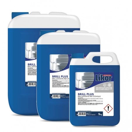 DETERGENTE LAVASTOVIGLIE BRILLANTANTE LIKOR BRILLPLUS 5kg