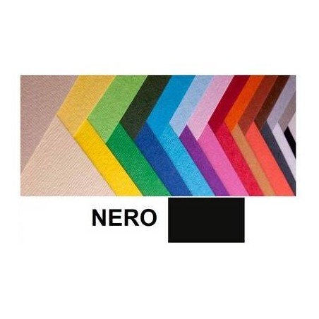 CARTONCINO BRISTOL 70x100cm 200gr NERO FABRIANO
