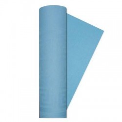 TOVAGLIA ROTOLO 1,20x5mt DAMASCATA CELESTE BIG PARTY