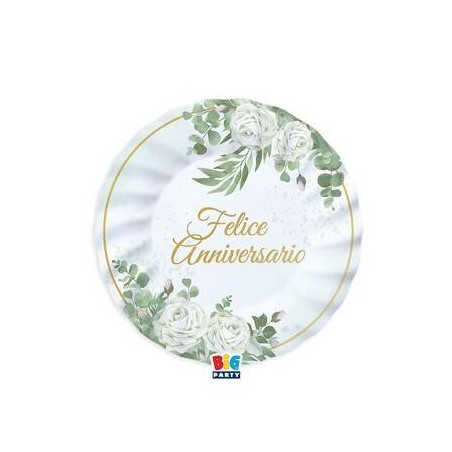 PIATTI DESSERT ø20cm FELICE ANNIVERSARIO EUCALIPTO 6pz