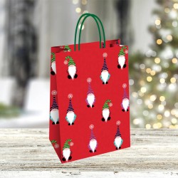 BORSA CARTA NATALE 26+12x35cm LECCE