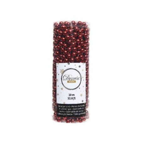 FILO PERLINE METAL cm0,8x10mt ROSSO