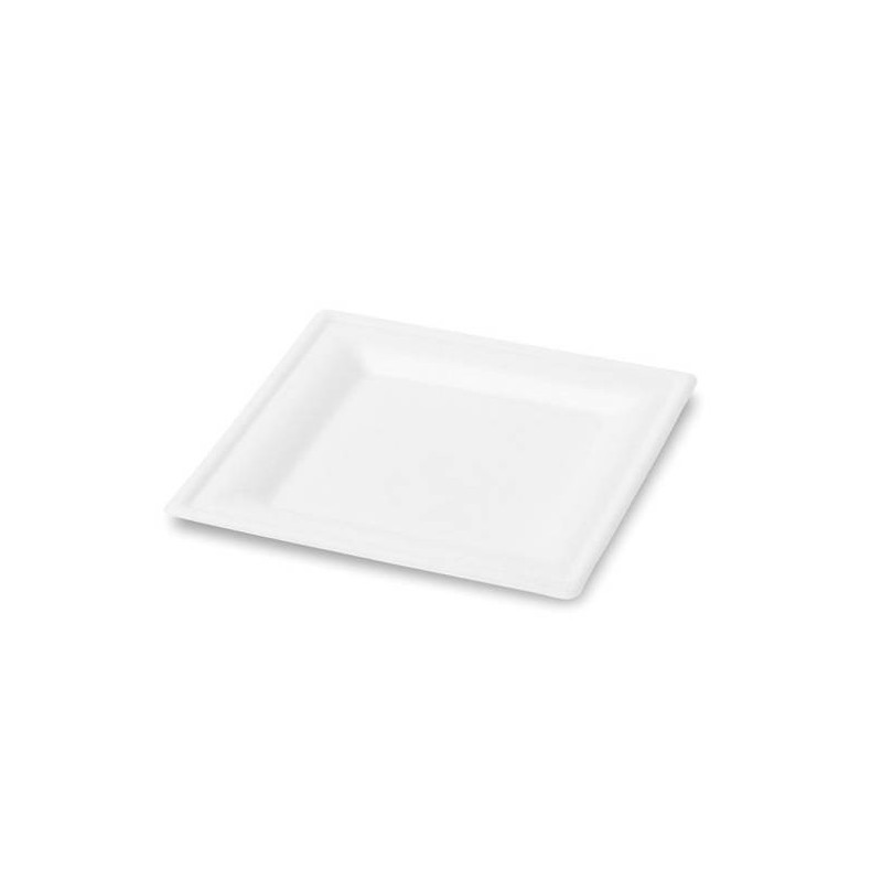PIATTI QUADRATI POLPA 20x20cm BIODEGRADABILI 50pz BYò