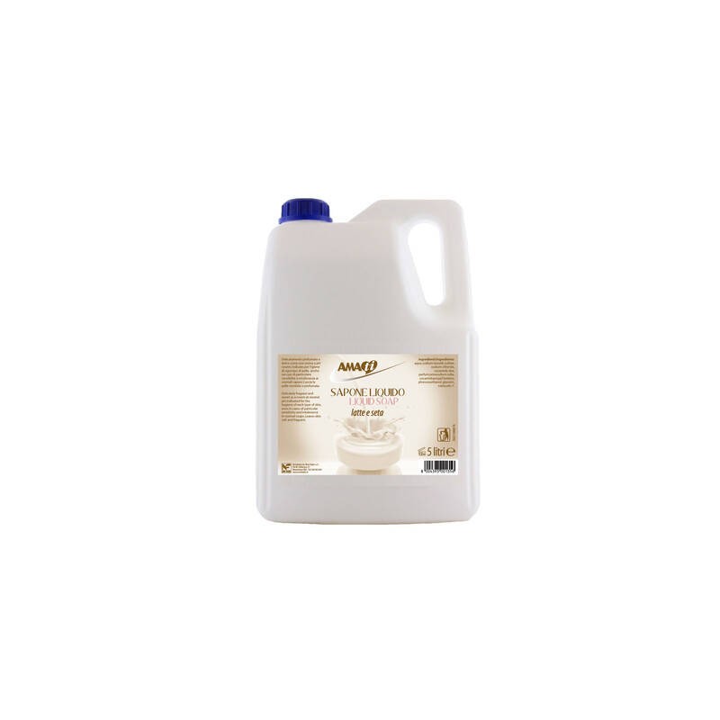SAPONE LIQUIDO LATTE&SETA 5lt AMATI