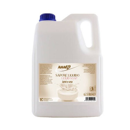 SAPONE LIQUIDO LATTE&SETA 5lt AMATI