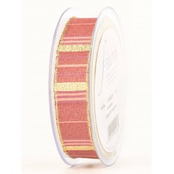 NASTRO TESSUTO LAME' CHALET mm25x20mt ROSSO SCURO