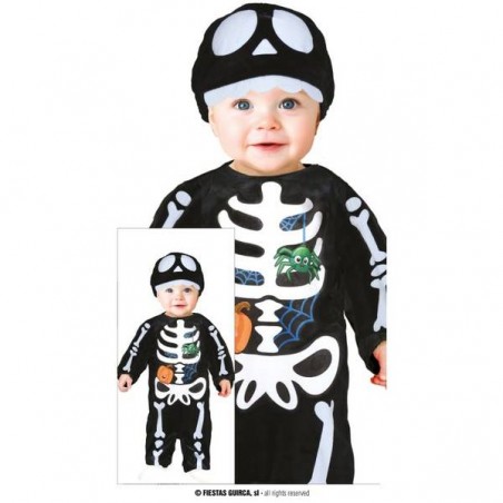 COSTUME SCHELETRO BOO 12-18 mesi