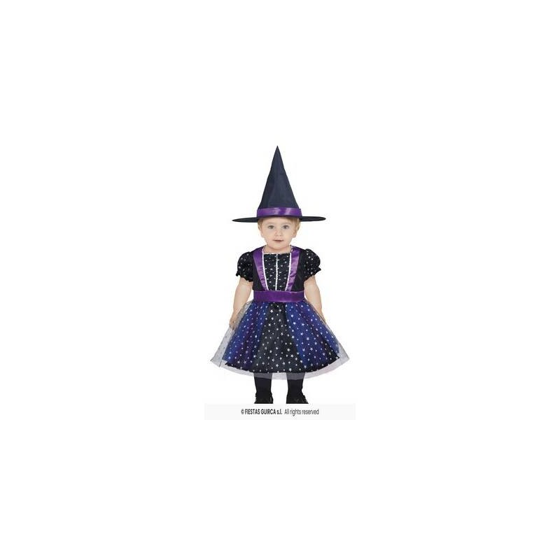 COSTUME STREGA STELLATA BIMBA 18-24 mesi