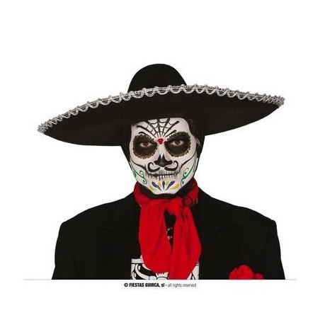 SOMBRERO IN FELTRO DIA DE LOS MUERTOS 50cm