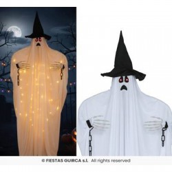 FANTASMA CON BASE E LUCE 180cm