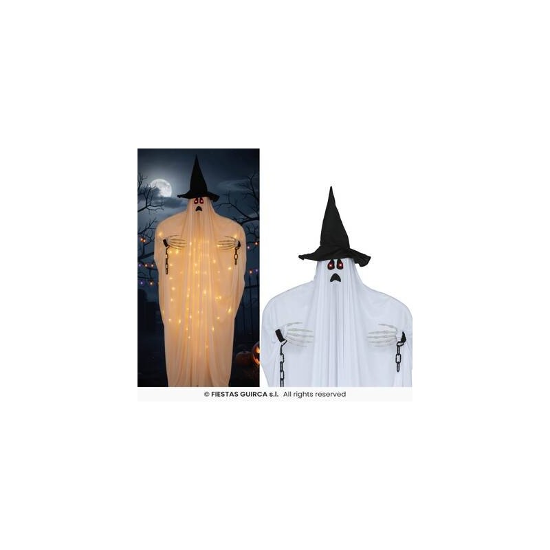 FANTASMA CON BASE E LUCE 180cm