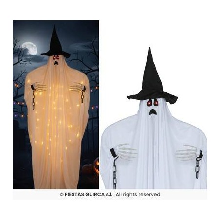 FANTASMA CON BASE E LUCE 180cm