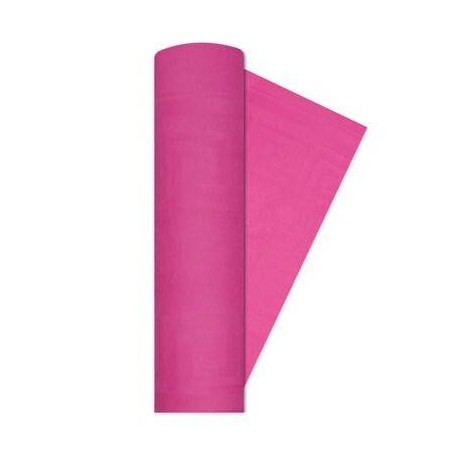 TOVAGLIA ROTOLO 1,20x5mt DAMASCATA FUCSIA BIG PARTY