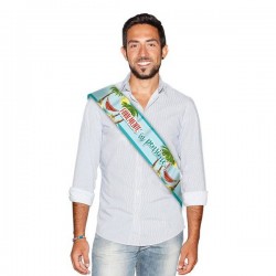 FASCIA PREMIO METALLIZZATA FINALMENTE IN PENSIONE 168x10cm