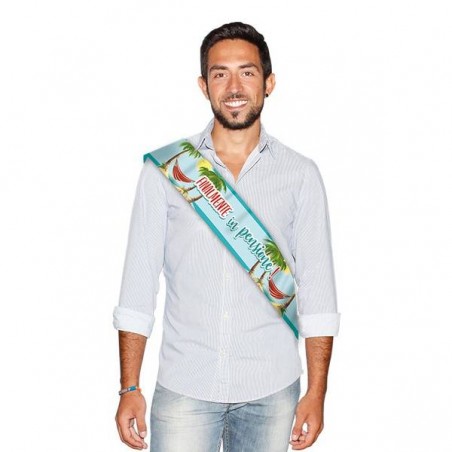 FASCIA PREMIO METALLIZZATA FINALMENTE IN PENSIONE 168x10cm