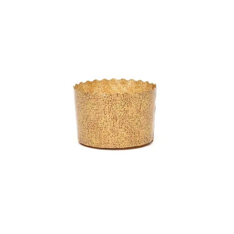 FORMA COTTURA PANETTONE ALTO 100gr ø70x50mm 10 PEZZI