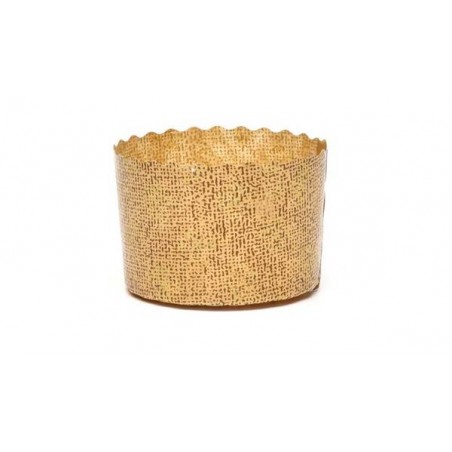 FORMA COTTURA PANETTONE ALTO 100gr ø70x50mm 10 PEZZI