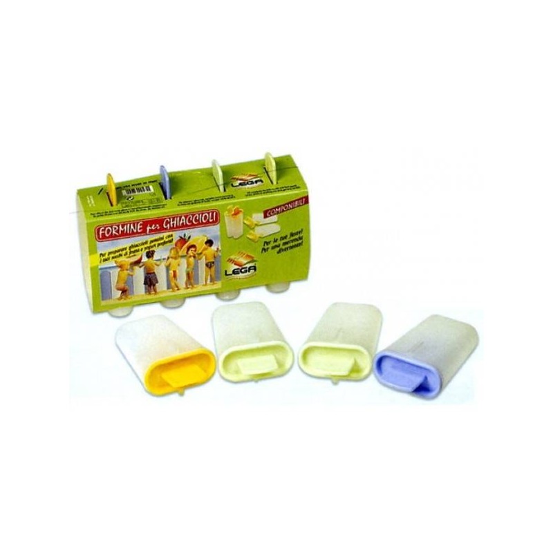 FORMINE PER GHIACCIOLI COMPONIBILI 4pz